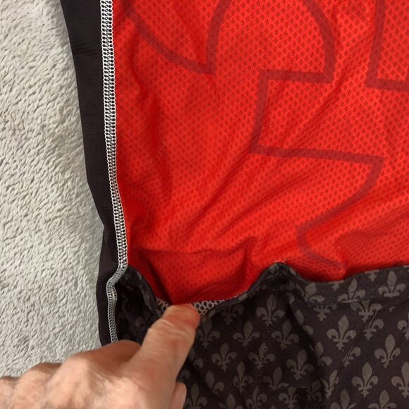 Lot of Two Men's Athletic Cycling Jersey Shirt M/L Red Blue Short Sleeve Zoot - Picture 12 of 16